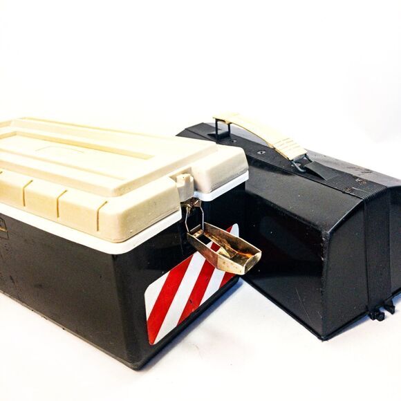 VTG King Seely Thermos Cooler Box W/ Beverage Thermos - Picture 6 of 16